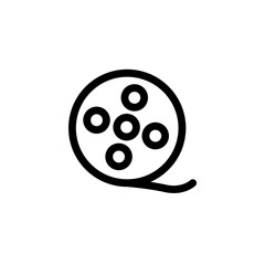 Movie player icon. Music and video multimedia icons. Vector