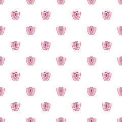 Seamless geometric background with abstract ornament pattern.