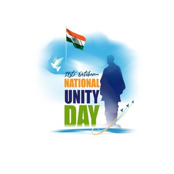 vector illustration for national unity day of India-31st October