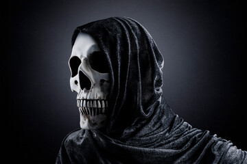 Grim reaper in the dark