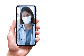 asian female doctor at hospital