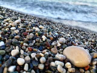 stones on the beach