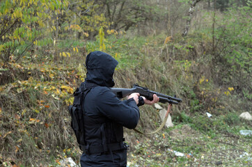 Unformal shooting range near Kiev. 