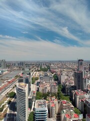 Naklejka premium downtown city