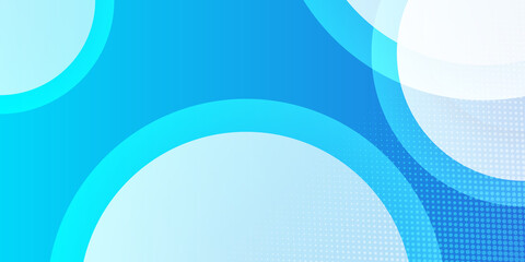Blue abstract background with white circle. Trendy white blue color of 2021 background. Suit for business, corporate, institution, party, festive, seminar, and talks