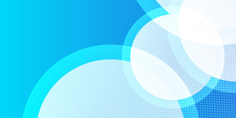 Blue abstract background with white circle. Trendy white blue color of 2021 background. Suit for business, corporate, institution, party, festive, seminar, and talks