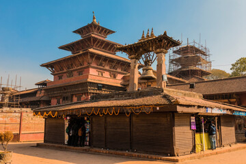 Temple in Durbar Square, Kathmandu, Nepal.