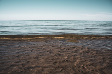 Sea beach on a sunny day