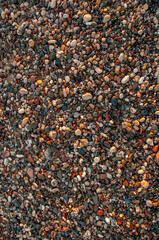 Macro shots, Beautiful nature scene. Pebbles on a Beach