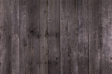 Fototapeta premium dark wood background worn by time, old dark wood boards