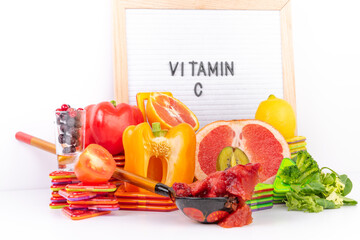 Products containing Vitamin C