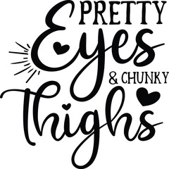 Obraz premium Pretty Eyes & Chunky Eyes 