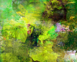 grün grüntöne farben abstrakt ölfarben malerei