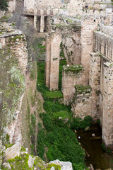 Pools of Bethesda near Church of Saint Anne. Jerusalem