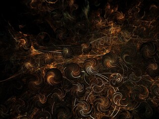 Imaginatory fractal background Image