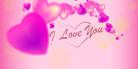 
Background for cards and greetings on Valentine's day on February 14.