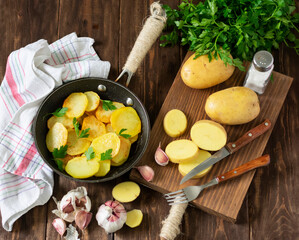potatoes with herbs and spices