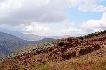 view of the mountains in Morocco