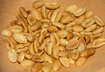 close up of many peanuts