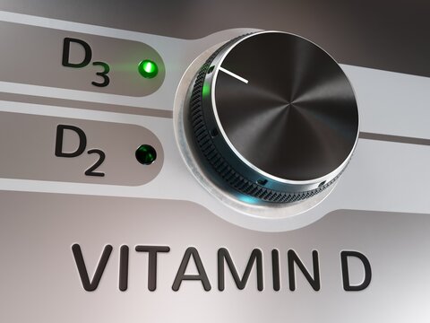 Knob Selecting Vitamin D3 instead of D2