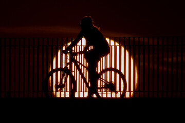 A bicycle journey towards the Sun. © Mariusz
