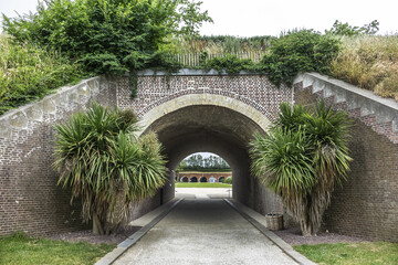 Located in a former fort, public Hanging gardens of Le Havre (Jardins suspendusa) occupy a...