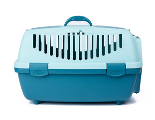 large plastic carrier cage for cats and dogs