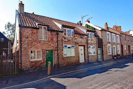 A terrace of houses in the Somerset village of Nether Stowey