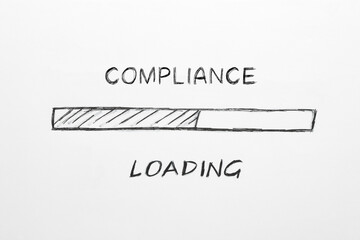 Fototapeta premium Compliance Loading Bar Concept