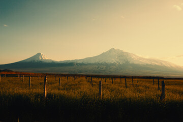 Mount Ararat. beautiful view from Armenia
