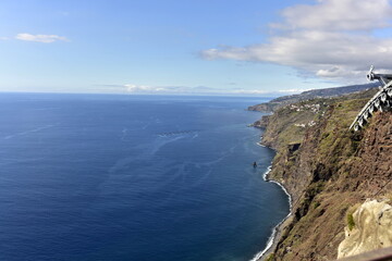 Fototapeta na wymiar Madeira island in the Atlantic Ocean, Portugal, Faja dos Padres , 