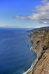 Fototapeta na wymiar Madeira island in the Atlantic Ocean, Portugal, Faja dos Padres , 