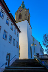Evangelische Petruskirche Renningen im Landkreis Böblingen / Baden-Württemberg