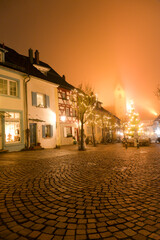 Nachtstimmung in Engen / Landkreis Konstanz