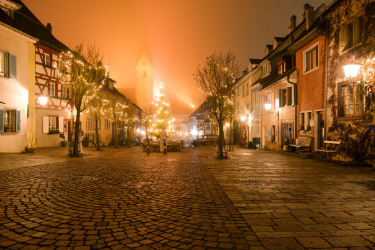 Nachtstimmung in Engen / Landkreis Konstanz