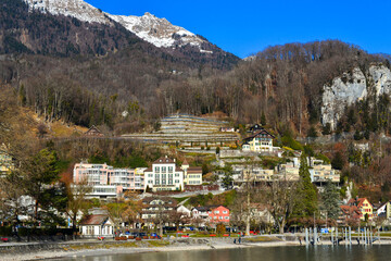Fototapeta premium Weesen am Walensee / Kanton St. Gallen - Schweiz