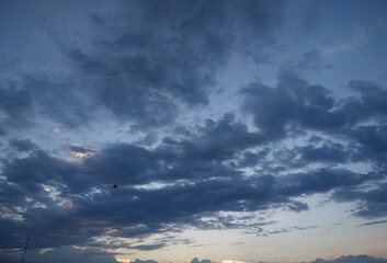 clouds in the sky