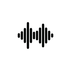 Obraz premium Sound Wave Vector Icon Illustration Design. Vector illustration. EPS10