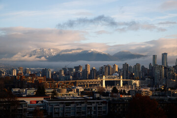 Fototapeta na wymiar Vancouver On a Winters Morning
