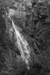 Waterfall in Black and White