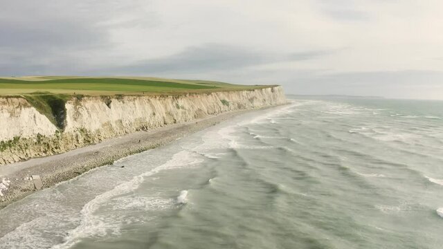 Aerial view of Cap Blanc-Nez.