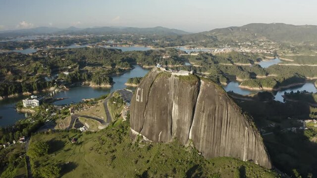 Aerial view of Piedra del Pe&ntilde;ol.