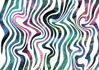 oil painted geometric pattern