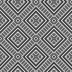 Black and white texture. Abstract seamless geometric pattern.
