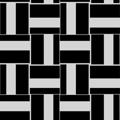 Black and white texture. Abstract seamless geometric pattern.
