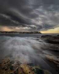 Bondi Beach at sunset, Sydney Australia