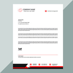 Business style letter head templates for your project design, Vector 