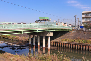 Fototapeta premium 吉田橋（神奈川県横浜市港北区）