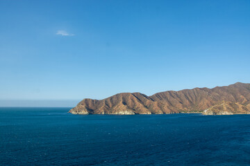 sky mountain and sea