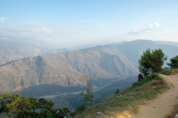 view of the mountains chicamocha